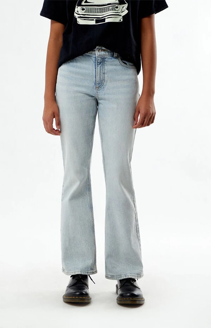 Pacsun Kids Stretch Light Indigo Vintage Flare Jeans