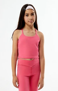PAC 1980 Kids WHISPER Active Hot Pink Tank Top