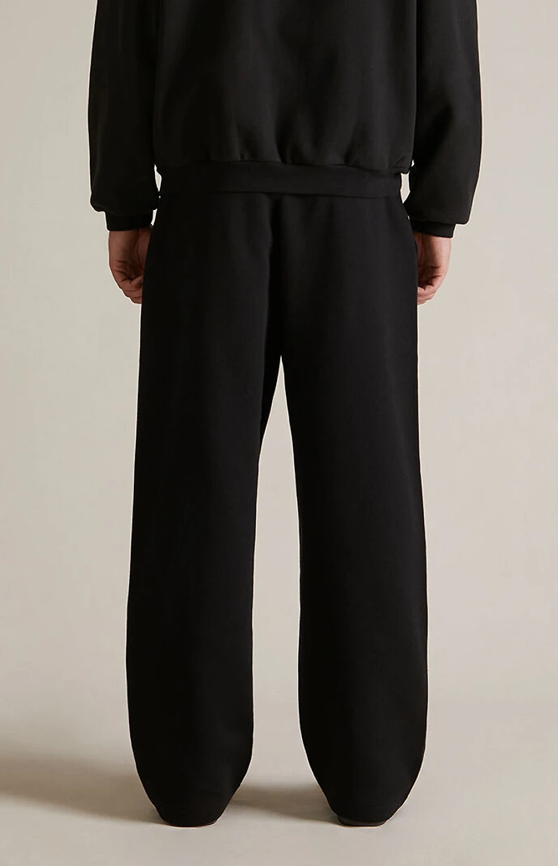 Fear of God ESSENTIALS Black Fleece Relaxed Sweatpants