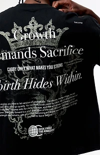 Pacsun Seek The Kingdom Cropped Boxy T-Shirt