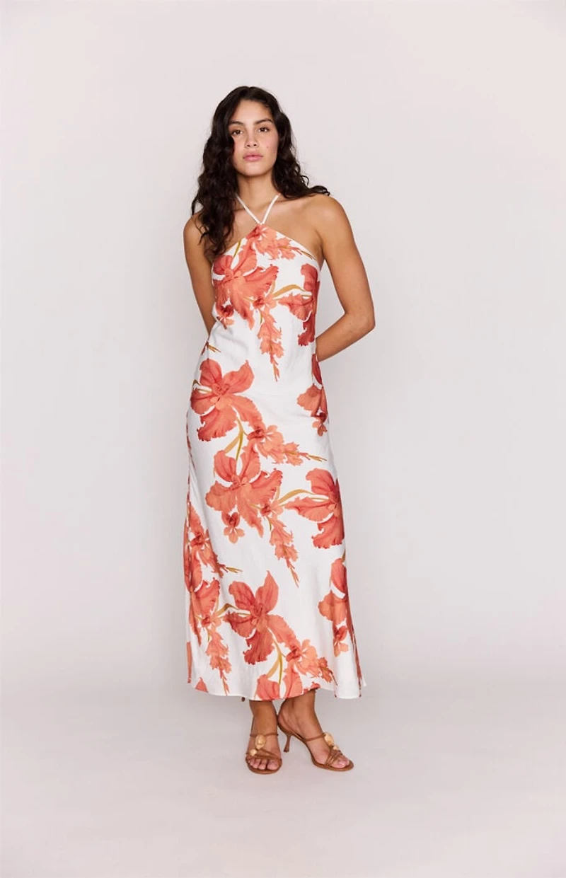 MINKPINK Isla Halter Maxi Dress