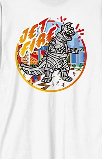Godzilla Jet Fire Long Sleeve T-Shirt