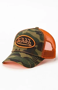 Von Dutch Camo Trucker Hat