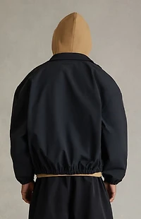 Fear of God ESSENTIALS Vintage Black Signature Full Zip Track Jacket