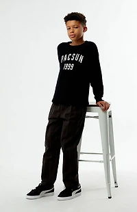 Pacsun Kids Plaid Baggy Trousers