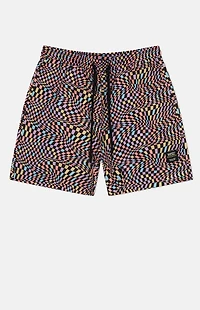 WeSC America Inc Zack Color Warp AOP 5" Swim Trunks