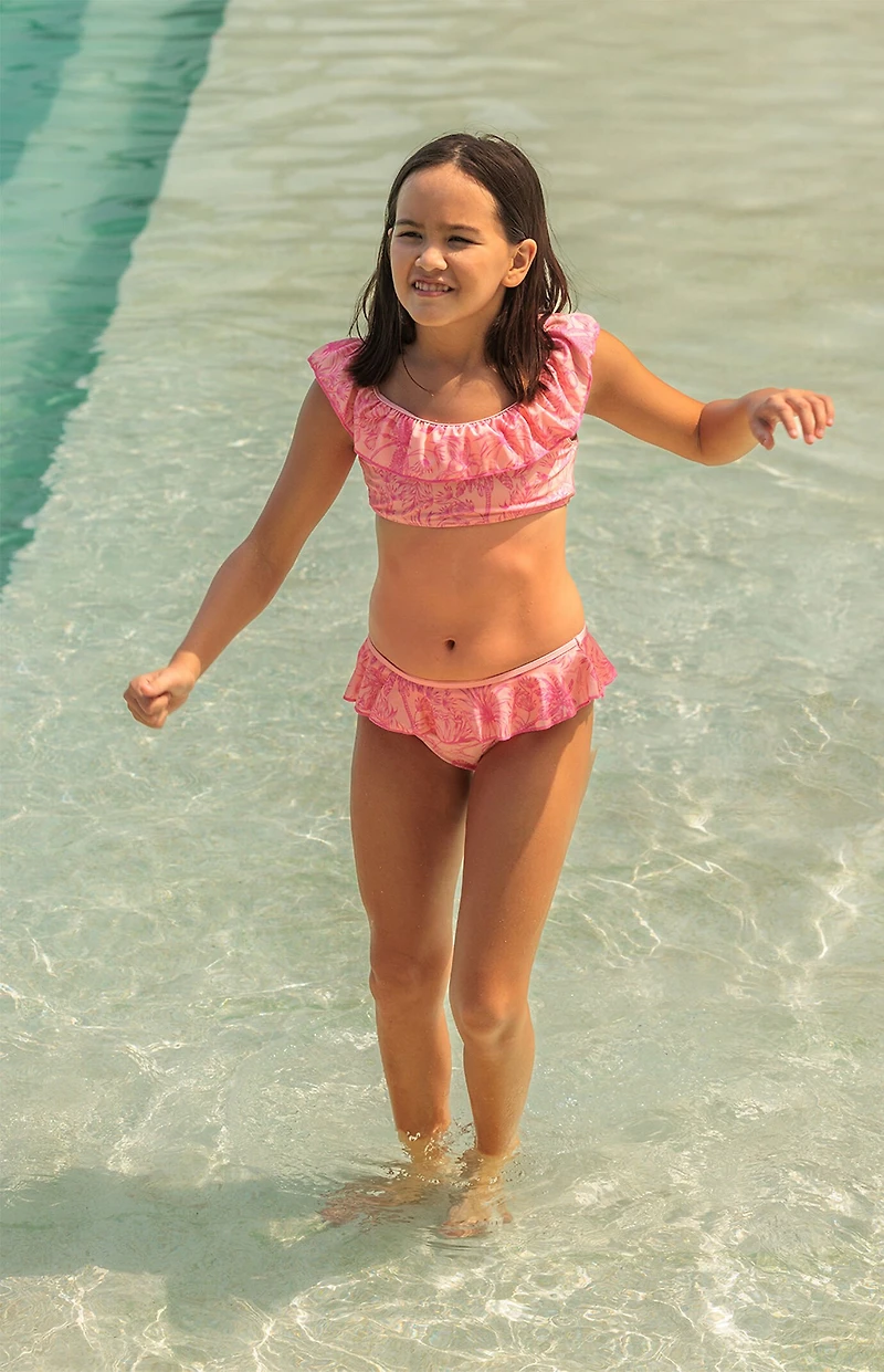 Boardies Kids Peach Please Bikini Set