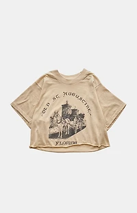 PS VINTAGE '90s St Augustine FL Cropped Graphic T-Shirt