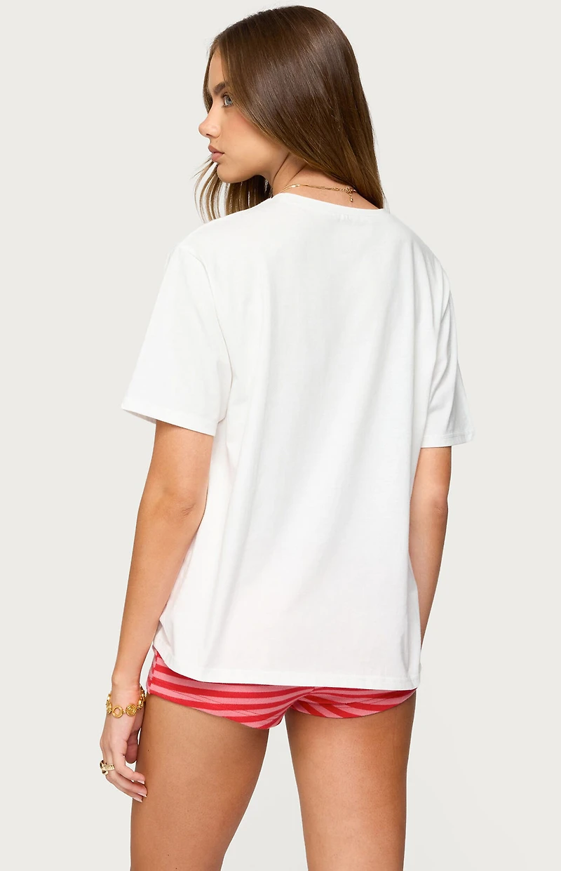 Edikted Flower Vase Oversized T-Shirt