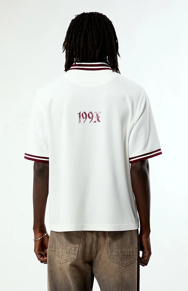 Pacsun Cream 199x Short Sleeve Soccer Jersey