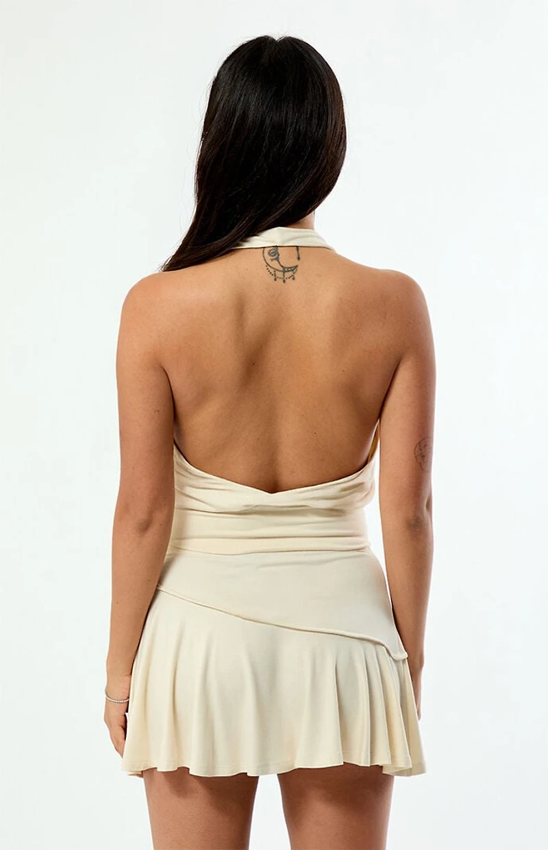 Beverly and Beck Layla Deep V Halter Top