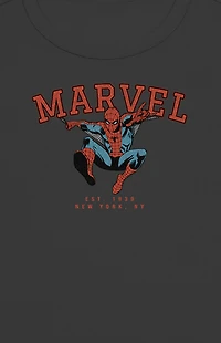 Marvel Spider-Man Collegiate Cropped T-Shirt