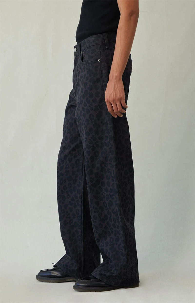 Pacsun Blake Extreme Baggy Jeans Leopard