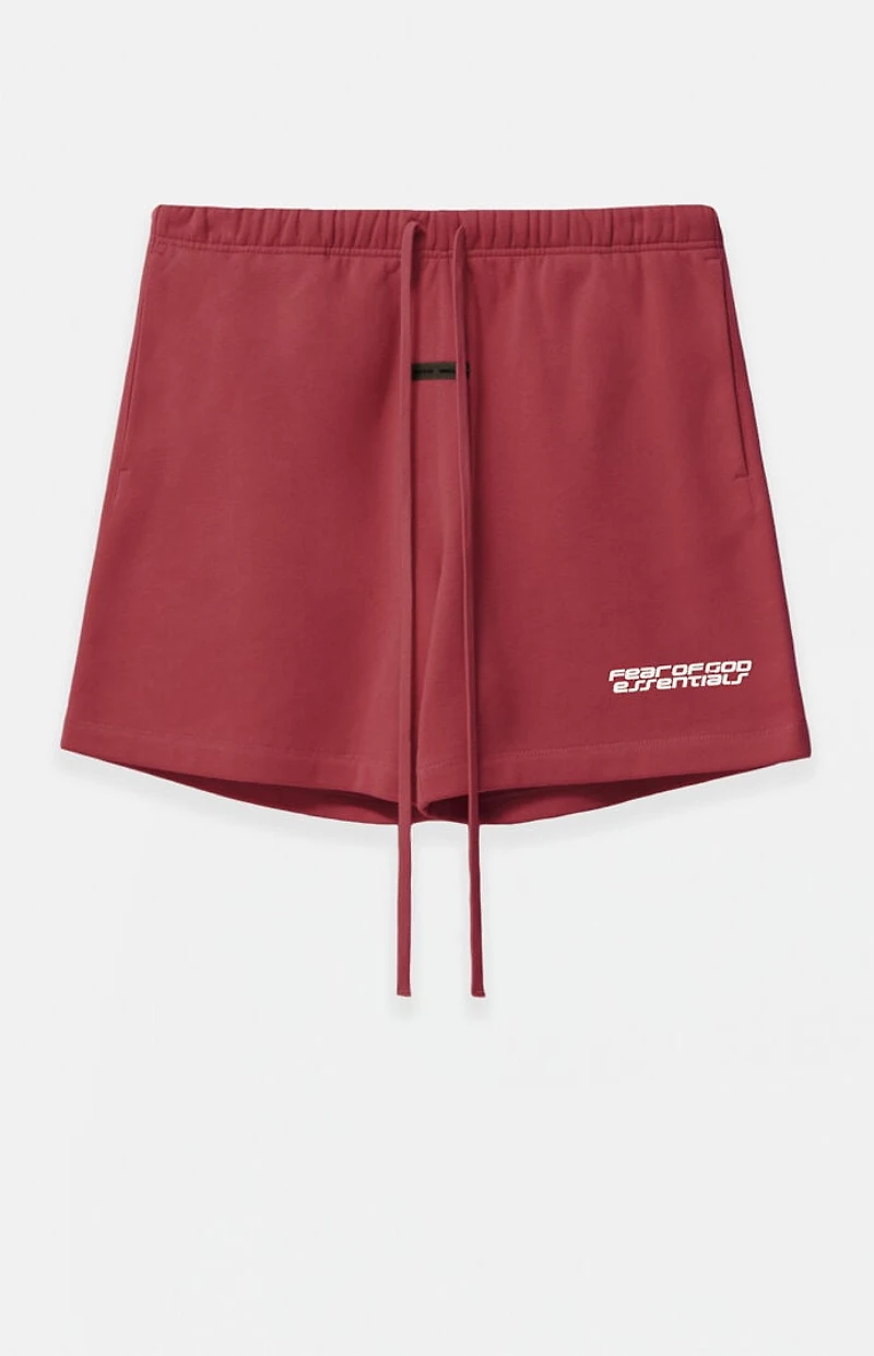 Fear of God ESSENTIALS Women's Crimson Running Sweat Shorts