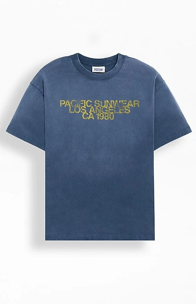 Pacsun Navy Faded T-Shirt