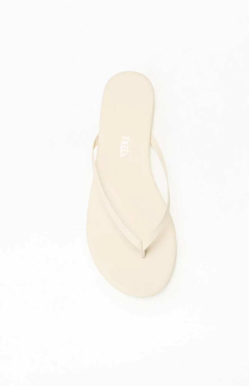 TKEES Women's Cream Solids Sandals
