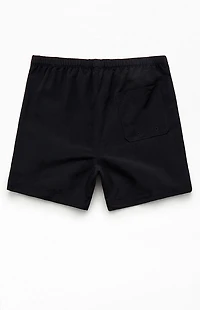 Pacsun Baggy Black 4.5" Swim Trunks