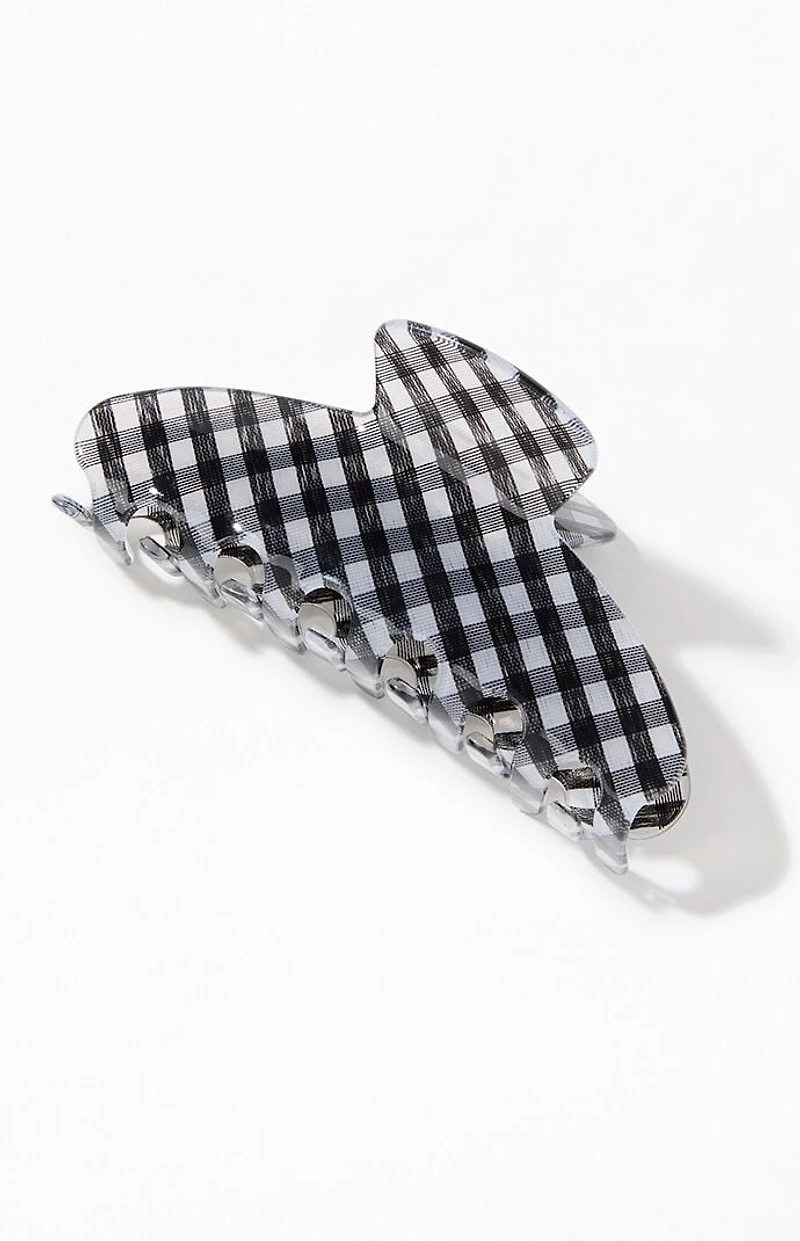 Pacsun Plaid Hair Claw Clip