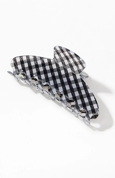 Pacsun Plaid Hair Claw Clip