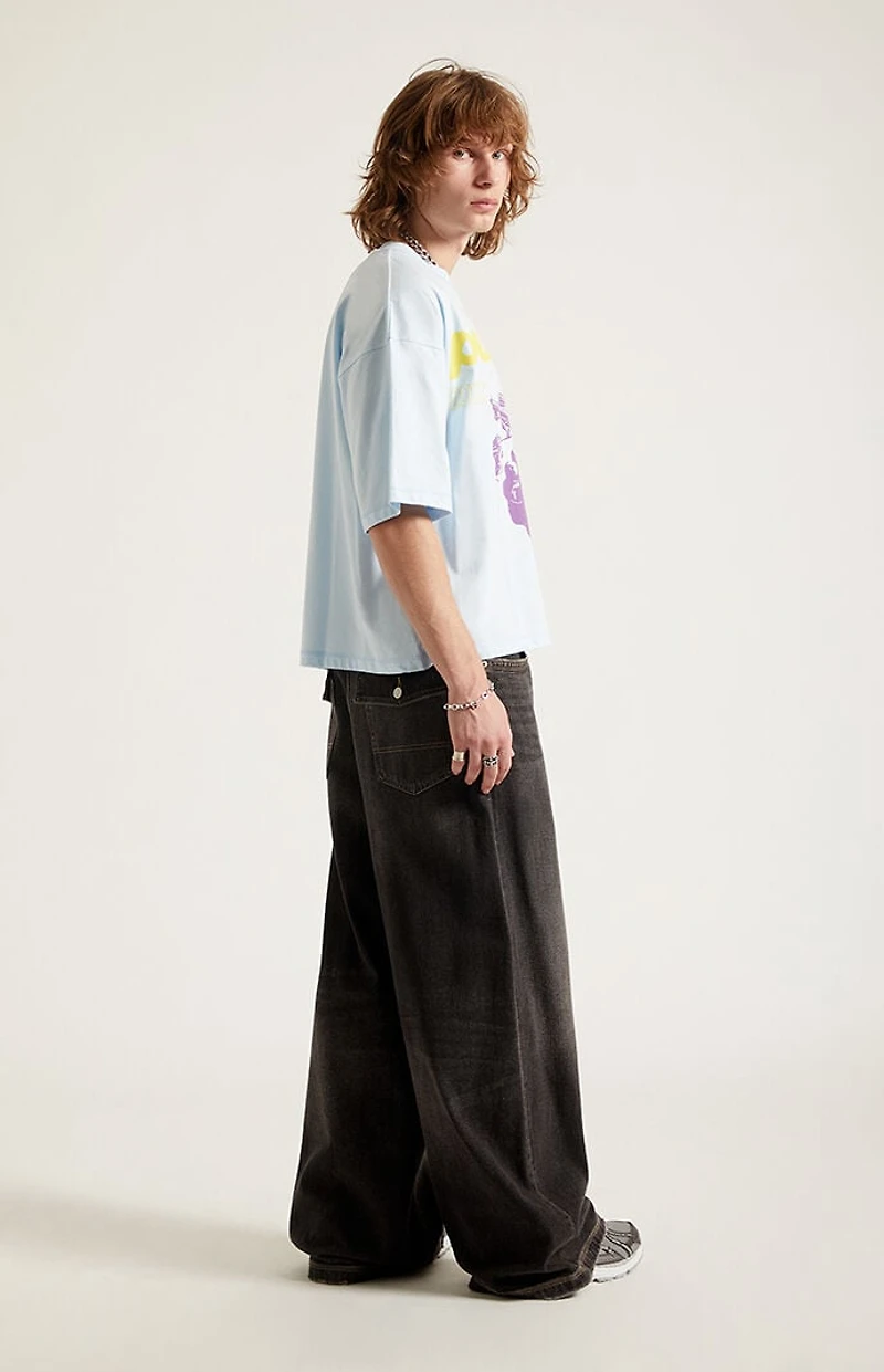 Pacsun Ryder Ultra Baggy Jeans Black Tinted