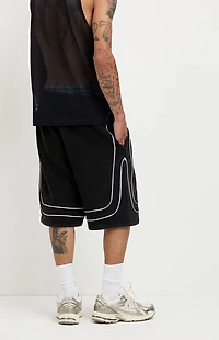 Pacsun Piping Fleece Baggy Sweat Shorts