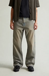 Pacsun Dylan Baggy Jeans Paneled Medium Blue Tint