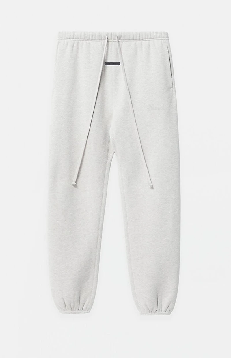 Fear of God ESSENTIALS Oatmeal Heather Signature Classic Sweatpants
