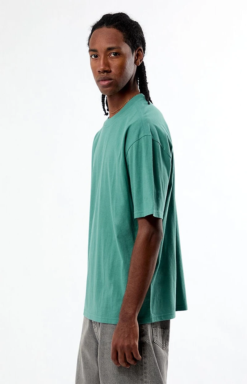 PS Basics Green Basic Oversized T-Shirt