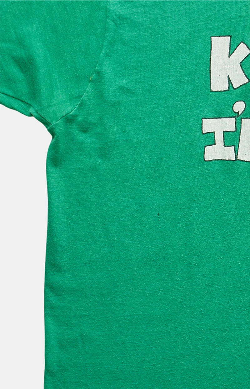 PS VINTAGE 80s Kiss Me I'm Irish Graphic T-Shirt