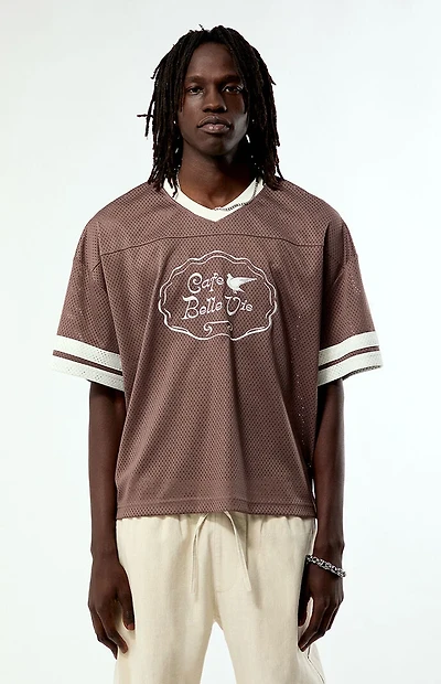 Pacsun Belle Vie Cropped Football Jersey