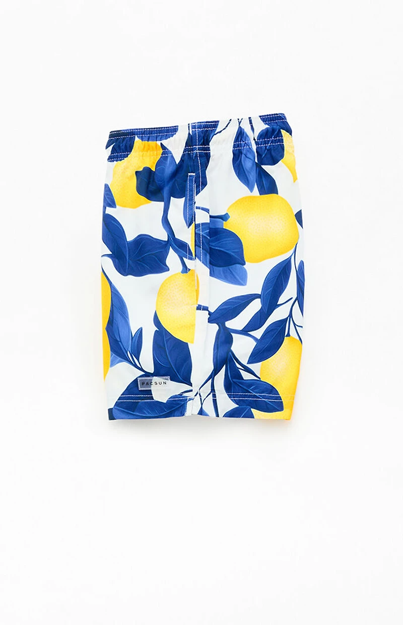 Pacsun Lemons Eco 4.5" Swim Trunks