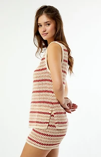 Rhythm Tami Striped Knit Longline Tank Top