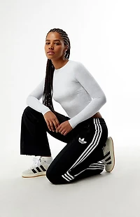 adidas Black Firebird Loose Track Pants