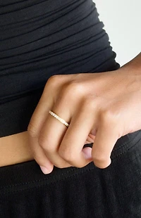 Ellie Vail Velia Dainty Eternity Band Ring