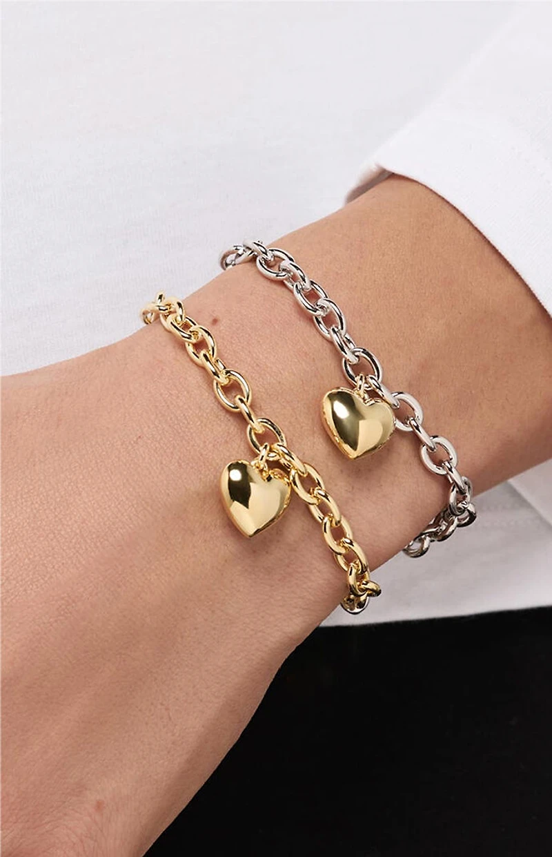 Ana Luisa Lev Two-Tone Chain Bracelet