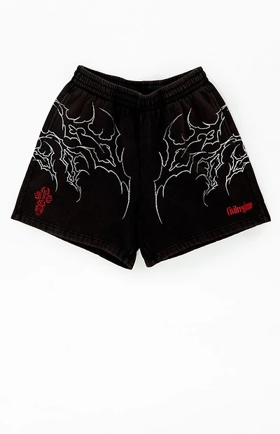 Civil Black Sin Fleece Sweat Shorts