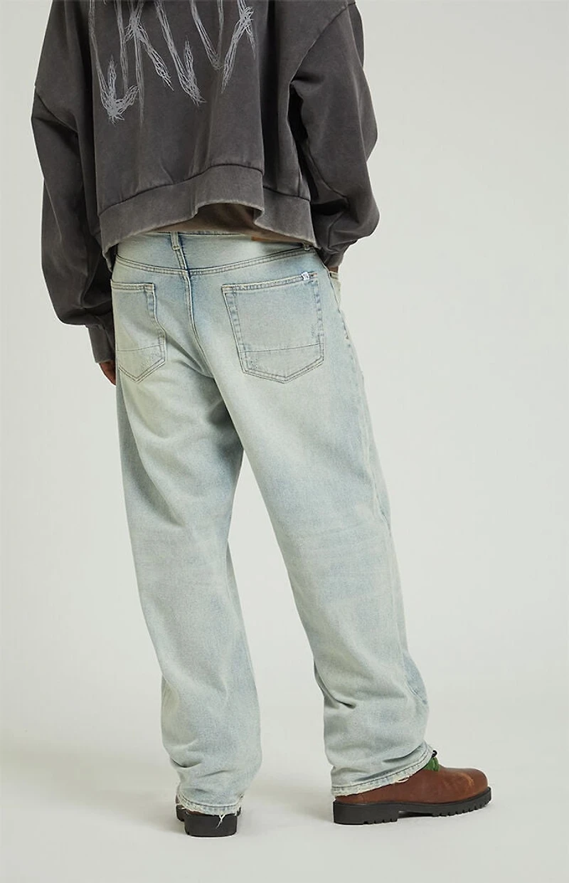 Pacsun Dylan Baggy Jeans Light Blue Tinted