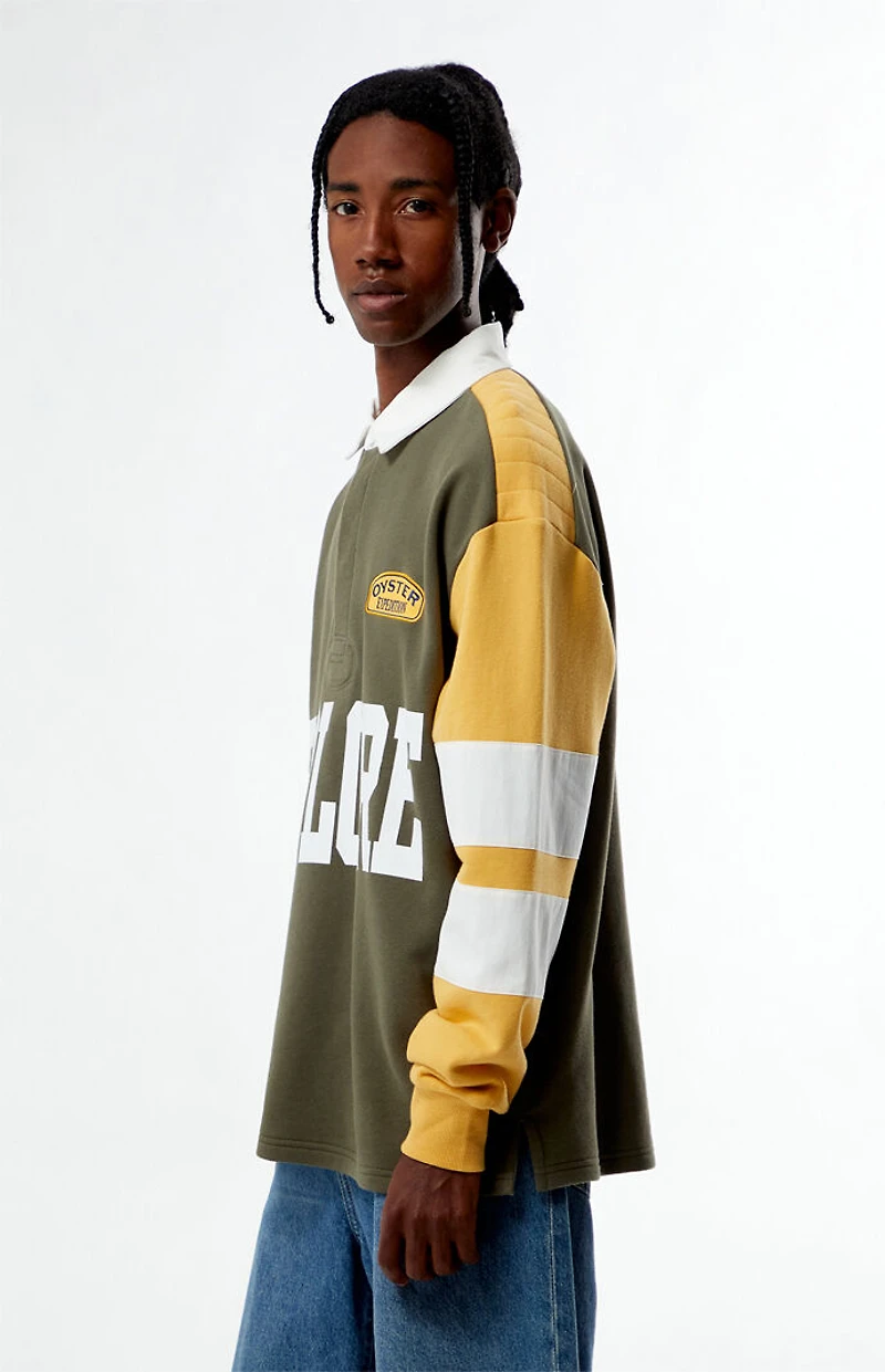 OYSTER EXPEDITION Explore Long Sleeve Rugby Shirt