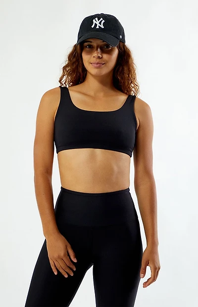 YEAR OF OURS Active Black Scoop Sports Bra