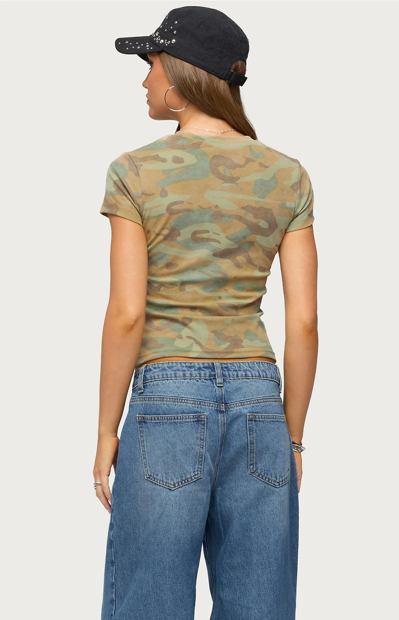 Edikted Chasidy Camo T-Shirt