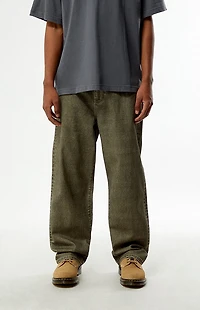 Pacsun  Blake Extreme Baggy Jeans Herringbone Gray