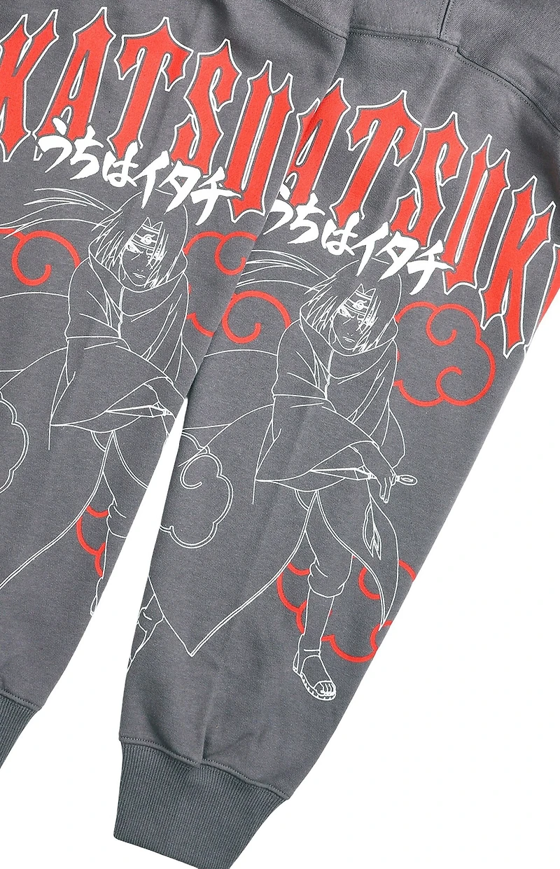 Naruto Akatsuki Kanji Crew Neck Sweatshirt