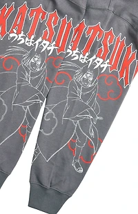 Naruto Akatsuki Kanji Crew Neck Sweatshirt