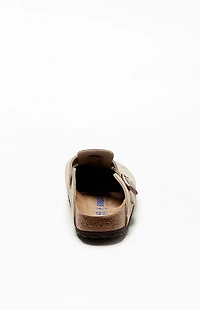 Birkenstock Women's Boston Soft Footbed Clog Taupe