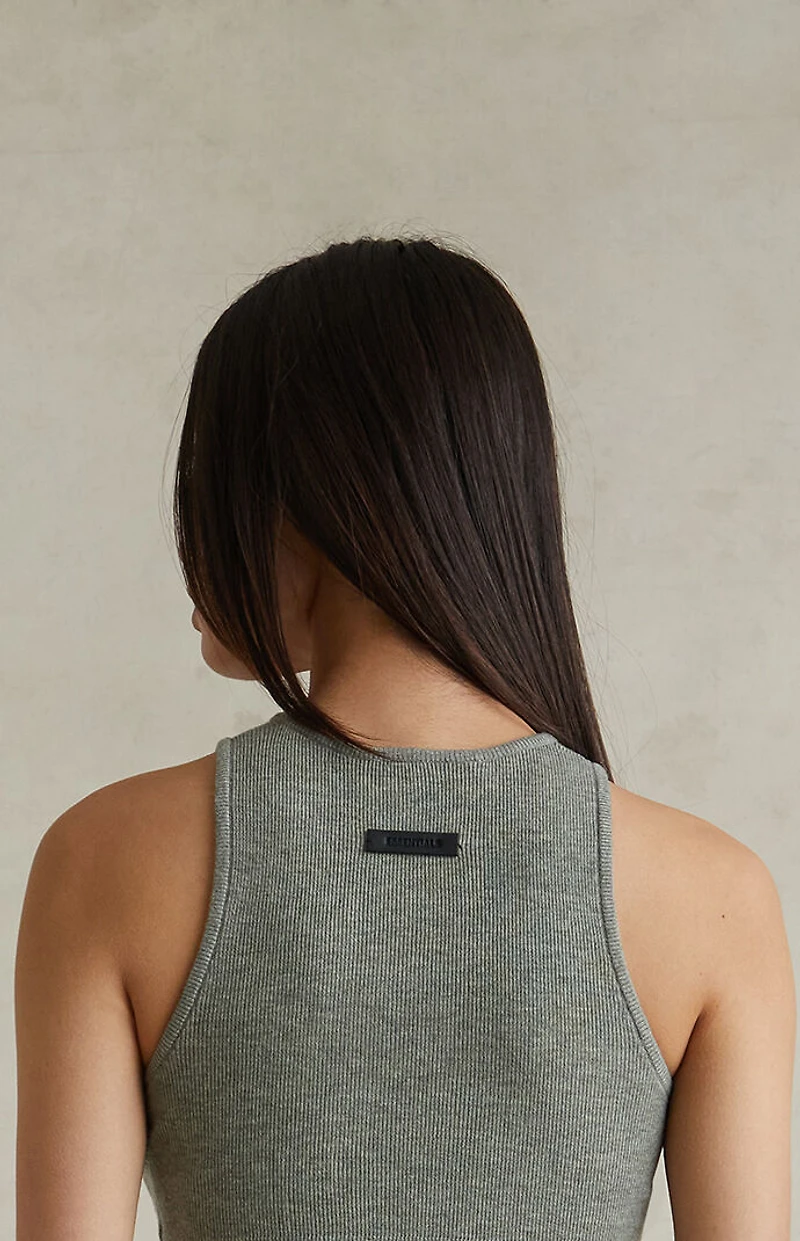 Fear of God ESSENTIALS Women's Concrete Heather Sport Knit Tank Top