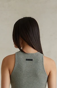 Fear of God ESSENTIALS Women's Concrete Heather Sport Knit Tank Top