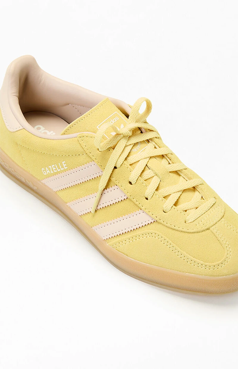 adidas Women’s Yellow Gazelle Indoor Sneakers