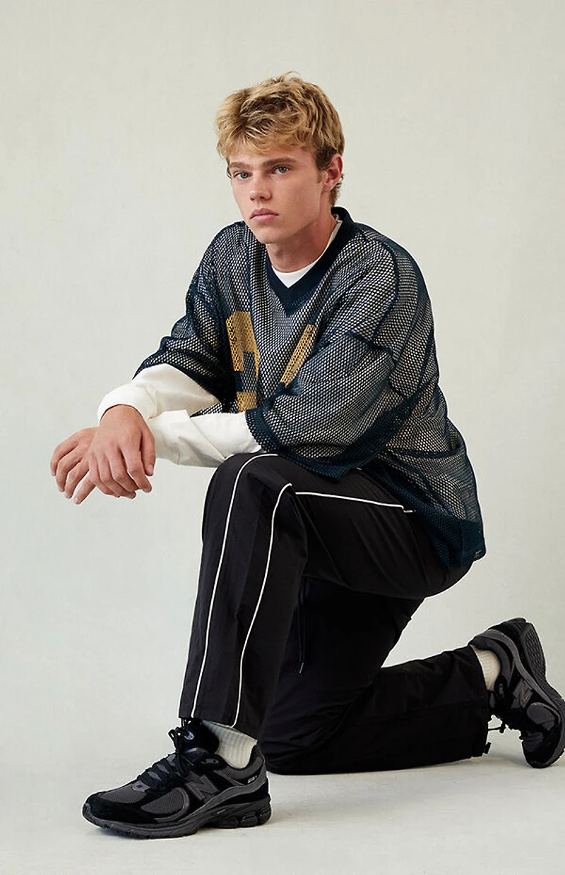 Pacsun Black Bolton Baggy Track Pants