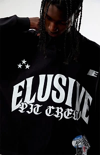 Pacsun Elusive Pit Crew Long Sleeve Rugby Shirt