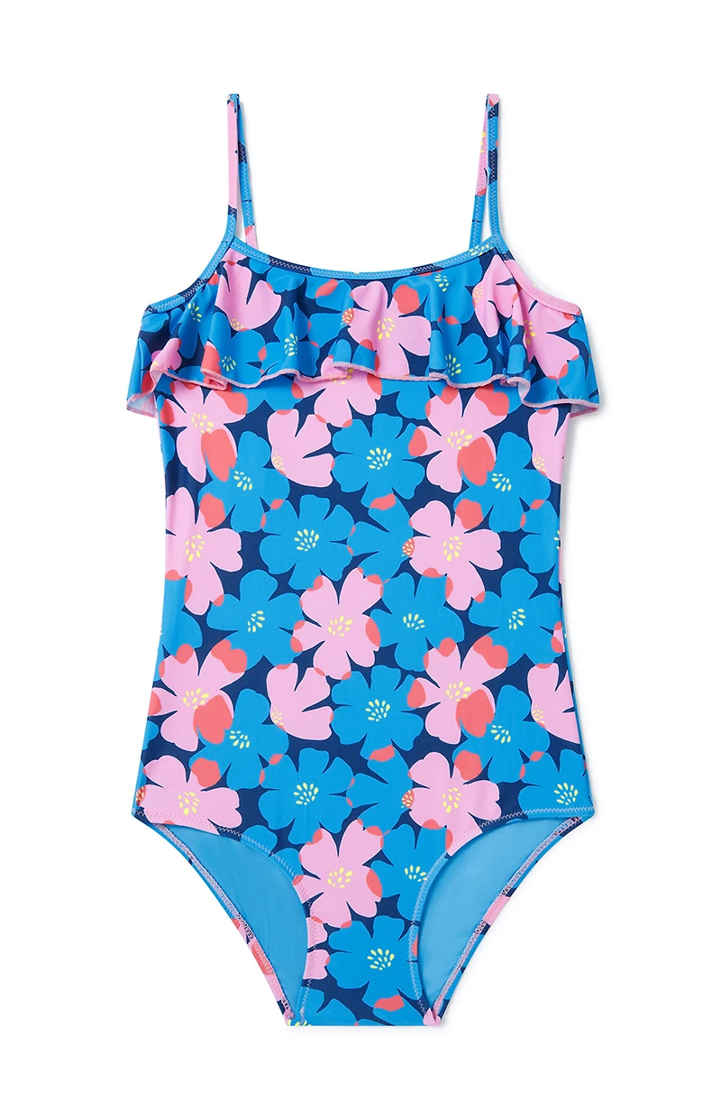 Boardies Kids Sully Floral One Piece Swimsuit